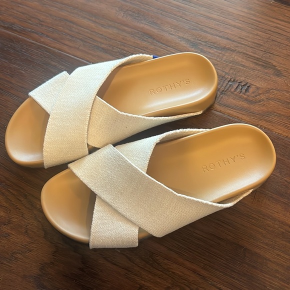 Rothy's The Weekend Slide Hemp Oat - Picture 5 of 11